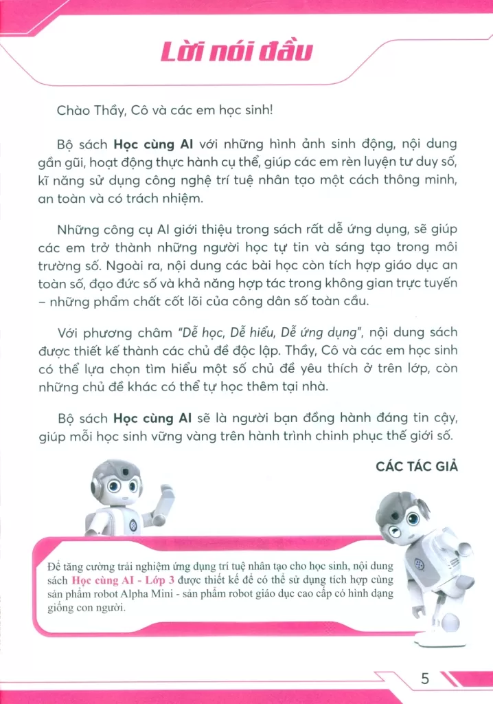 HỌC CÙNG AI LỚP 3